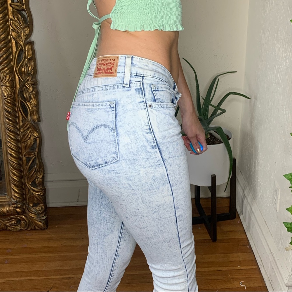 Levi Acid Wash Skinny Jeans
